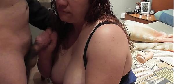 I catch my stepsister with a dildo and cum on her tits